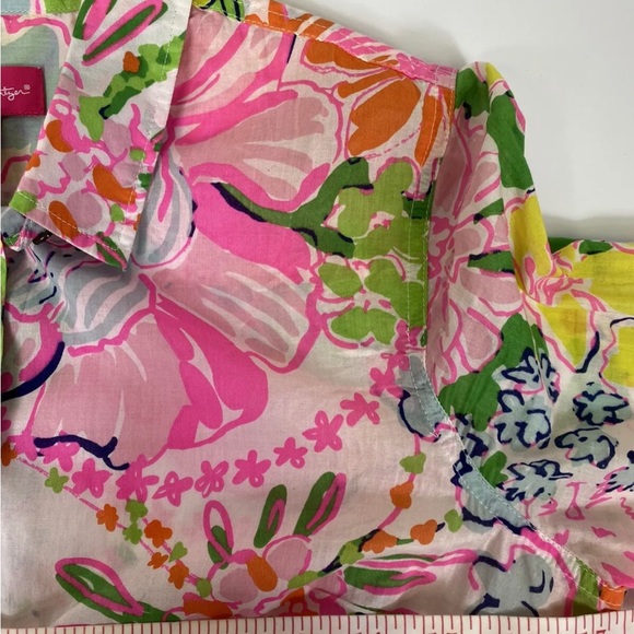 Lilly Pulitzer for Target Button Down Shirt - Nosie Posey, - Picture 7 of 11